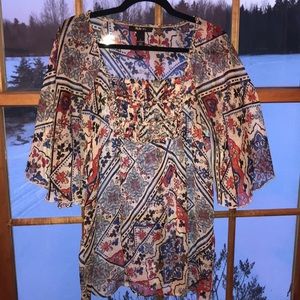 Style & co. Sheer blouse